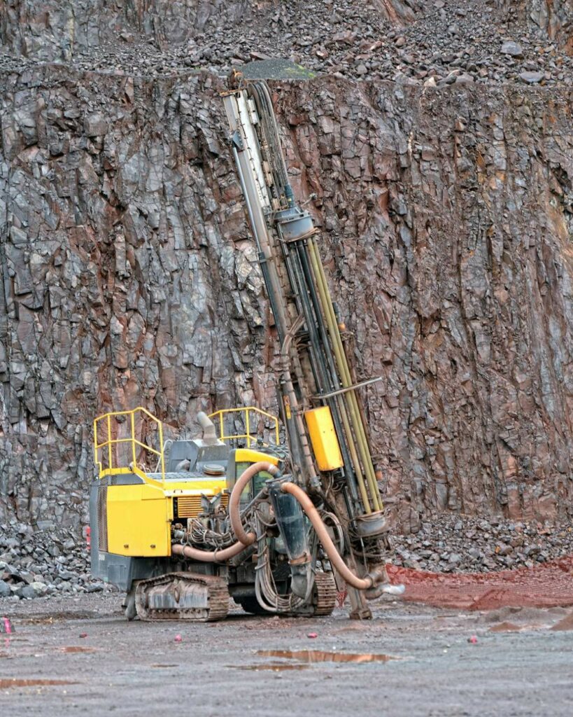Completed drill rig ready for handover to client